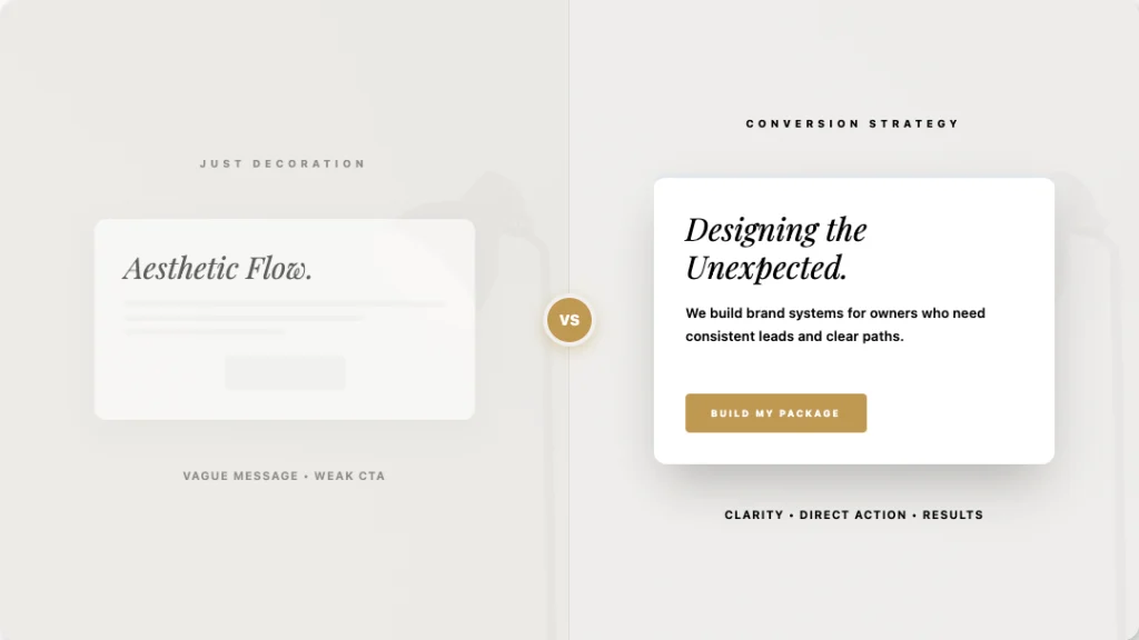 branding comparison pretty vs effective