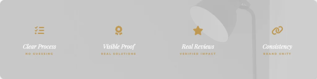 unrelated design co trust signals strip